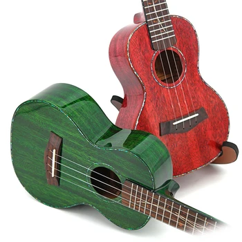 De 23 polegadas Mogno Sólido Apenas Superior Ukelele Brilhante e Polido Uku Pequena Guitarra 19 Trastes 4 Cordas Ukelele Instrumento Musical