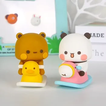 2023 Bubu Dudu Figura De Urso Panda Brinquedos Colecionáveis Bonito Ação Kawaii Urso De Brinquedo Boneca Ornamento Casa Deroc De Aniversário, Presente De Natal