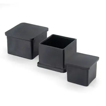 Borracha Móveis de Caps, em Forma de Quadrado de Mesa e Cadeira de Pernas Cobre, 20mm, 25mm, 35mm, 40mm