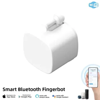 Tuya Inteligente Interruptor De Botão De Botão De Pressão Bluetooth Fingerbot Vida Inteligente Aplicativo Ou O Temporizador De Controle Adicionar Hub Compatível Com Alexa Inicial Do Google