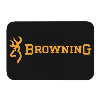 Personalizado Browning Capacho Esteira Anti-Slip, Cozinha, Banheira, Wc, Sala de estar, bem-vindo Tapete Tapete Pata, 40*60cm
