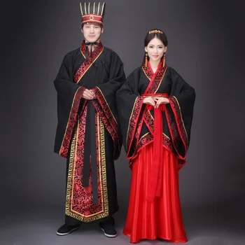 2022 Chinês Antigo Roupas Hanfu Cosplay roupa para Homens e Mulheres Adultos Trajes de Halloween para Casais