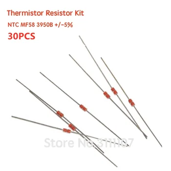 30PCS 10K Resistor Térmico NTC MF58 3950 3950B 10K ohms, 5% do Termistor do Sensor de Temperatura NTC-MF58-103J
