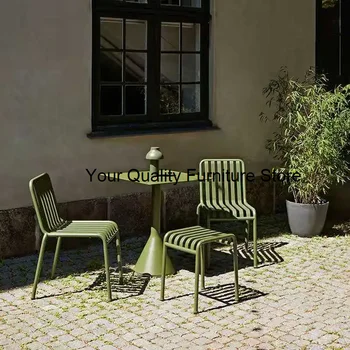Pátio ao ar livre com Mesas e Cadeiras coloridas ferro de arte ao ar livre do lazer varanda Café Pequeno de Metal, mesas de Jardim e cadeiras