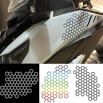 Engraçado Favo De Mel Adesivos De Carros Elétricos Da Motocicleta Corpo Decalques De Moda Abrir Uma Decoração De Estilo Auto De Decoração De Ajuste De Farol De Adesivos
