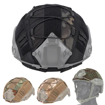 Capacete tático Capa de Camuflagem Combate Capacete de Cobre da Caça Wargame Capacetes Acessórios para RÁPIDO PJ / MH Capacetes