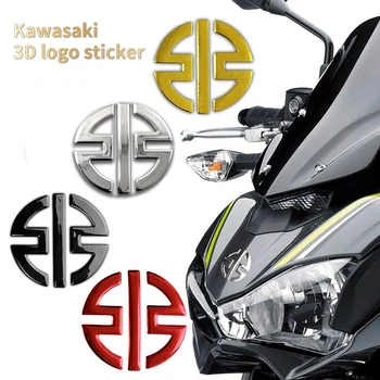 3D Motorcycle Logotipo Adesivos Emblema Emblema do Decalque Tanque Roda para a Kawasaki Z800 Z900 Z650 H2 H2R Motocicleta cabeça autocolante Accessoires