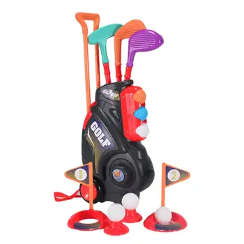 Crianças de Golf 2 Prática Buracos Esporte Brinquedos Taco com 6 Bolas com Rodas para 2 3 4 5+ Anos de Idade de Crianças Meninos Meninas rapazes raparigas Crianças