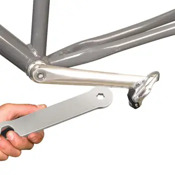 Pedal de Chave de Pedal de Bicicleta Ferramenta de Remoção de Número do Modelo Impresso Na Superfície Confortável Aderência de poupança de Energia de Ciclismo Manivela Para