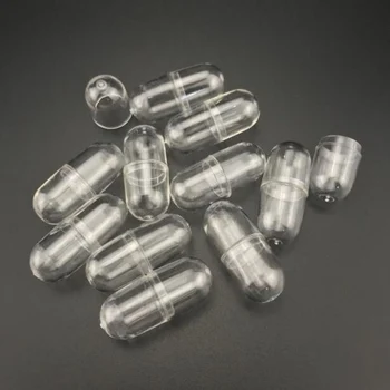 Plástico sub-shell cápsula da garrafa Transparente de embalagens de medicamentos Recipiente shell casca Vazia, um Frasco de comprimidos