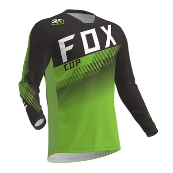 2022 Homens de Descida do Camisolas Fox copa do Mountain Bike de BTT Camisas de Offroad DH Motocicleta Jersey Motocross Sportwear Bicicleta de Vestuário