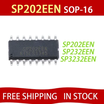 10pcs/lot SP3232EEN SP3232 SP202EEN SP232EEN SP202 SP232 SOP-16 RS-232 Transceptores FRETE GRÁTIS