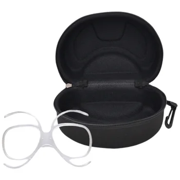 1 Conjunto de Esqui Óculos de Armações de Óculos de proteção da Motocicleta de Placa de Óculos de Esqui Quadros com Recipiente
