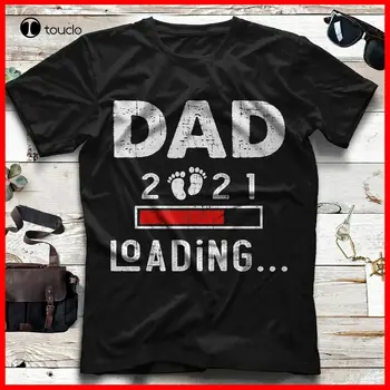 Pai 2021 Está Carregando Pai De Novo Equipamento De Presente Do Primeiro Tempo Pai T-Shirt Camiseta De Idéias De Presentes