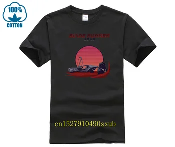 Puur Katoen mannen Blade Runner 2049 T-shirt Modo de Filme Stijl Korte T-Shirt