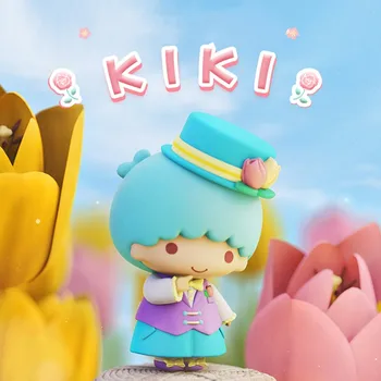 Sanrio Cego Caixa feita a Mão da Menina de Pvc Hello Kitty Kuromi Brinquedo Kulomi Cinnamoroll Ornamentos Gk Estátua de desenhos animados Anime Presente de Aniversário
