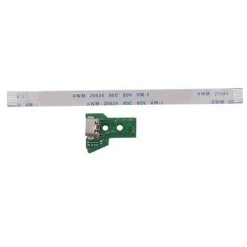 Para SONY PS4 Controlador de Porta de Carregamento USB Soquete da Placa JDS-055 5 V5 12 Pinos