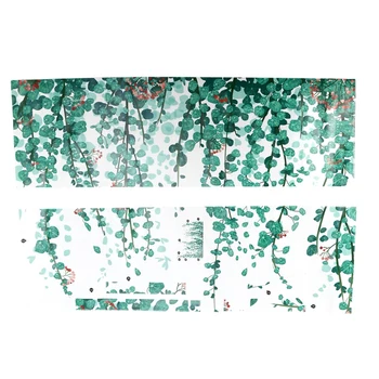 Suspensão Verde Vinha Folha De Adesivos De Parede Decal Para O Quarto Sala De Estar, Removível Eucalipto Plantas Ivy Arte De Parede Mural