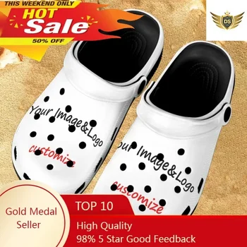 Personalização de Mulheres Sandálias Confortáveis de Verão para Adultos Slides Chinelo Respirável Infantis Buraco Sapatos Zapatos Mujer