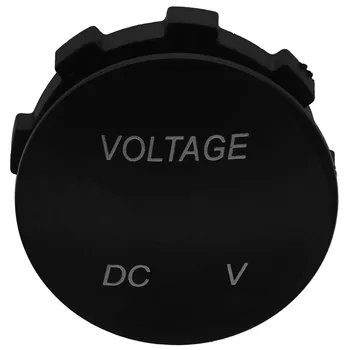 Medidor de tensão Universal Voltímetro Digital Display Resistente à Água LED de Cor Verde para 12V-24V DC do Carro Motocicleta Automóvel Caminhão