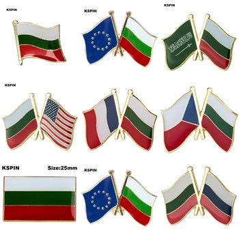 Bulgária Bandeira Laple Pin Emblema Do Broche