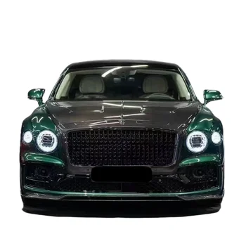 Para o novo Bentley Flying Spur M-estilo fibra de carbono dianteiro e traseiro lábio difusor saias laterais spoiler traseiro body kit