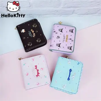 Sanrio Hello Kitty Kuromi Imprimir Desenhos De Carteira De Crianças, De Adultos, Criativo, Bonito Mini Bolsa De Moda Doce Menina De Presente De Aniversário Saco De Dinheiro