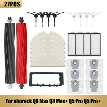 Para Roborock P8 Max P8 Max+ Q5 Pro Q5 Pro+ Peças De Reposição Acessórios Principal Escova Lateral Filtro Hepa Mop Saco De Pó