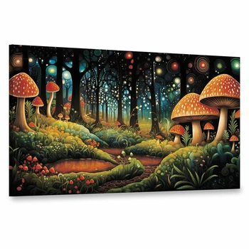 Diy Diamante Pintura Grande Floresta de Cogumelos Paisagem de Mosaico, Bordados Fantasia de Conto de Fadas Mundo Cheio de Strass Imagem AA5120