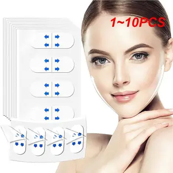 1~10PCS YoxierFace Elevador Adesivos Invisível Impermeável Linha de Rugas Finas do Rosto Facial da Linha V-Shape Lift de Face Para Face