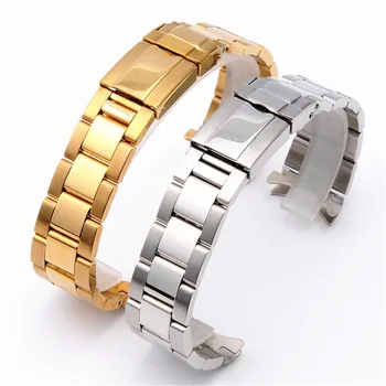 Para a Rolex Daytona Cosmograph Série de Negócio de relógios de Substituição de Aço Inoxidável pulseira Pulseira Bracelete com Fecho de Ostra