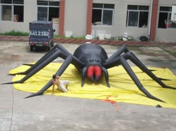 Nova 30 pés Inflável Aranha Halloween Decoração do Feriado com Ventilador