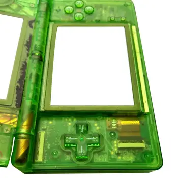 Verde claro Completo de Substituição de Habitação Tela do Shell Lente para Nintendo DS Lite