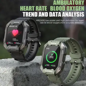 para Ulefone Armadura de Energia 19 18 18T 16 Pro Smart Watch Homens de Negro de Carbono Ultra Exército Coração ao ar livre da Taxa de Oxigênio no Sangue do Smartwatch