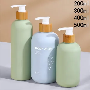 200ml/300 ml/500ml Vazio Loção Garrafa Reutilizável Shampoo, Loção Gel de Banho Recipiente Dispensador de Sabão