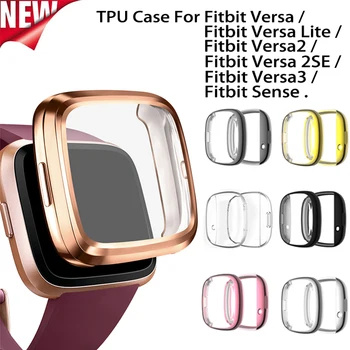 Para Fitbit Versa 4/ 3/Fitbit Sentido 2/Sense2 Capa De Protecção Para O Fitbit Versa3/Versa4/Versa, A 2 De Cobertura Da Tela/Casca Protetora