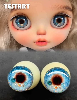 YESTARY BJD Bonecas Acessórios Olhos Para Diy feito à mão Cor de Moda Ímã de Gotejamento Cola Olhos Chip Para Boneca Blythe Peça de Olho Moça de Presente