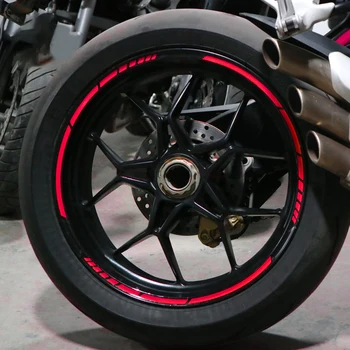 Moto Roda Decalques Adesivos 17/18 Polegadas Reflexiva Rim Para A Ducati Multistrada 950 Nmax125 Ktm Exc Acessórios T-Max 530