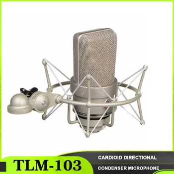 Microfone TLM103 Cardióide Diaphragm Condenser Microfone de Estúdio Top de Qualidade de Estúdio Mic Tlm 103 para Streaming ao Vivo