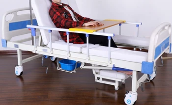 Multifuncional cadeira de almofada de ar para os idosos, manual shaker cama de hospital, casa de hemiplegia com poopholes