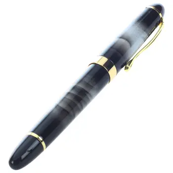 JINHAO X450 18 KGP de 0,7 mm largo da ponta de caneta-tinteiro nuvens escuras